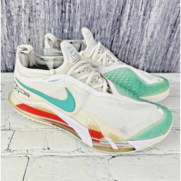 Nike React Vapor NXT White Washed Teal Habanero Women Size 8.5 - Picture 1 of 14